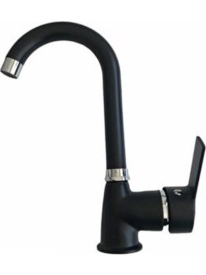 Filo Delta Kuğu Mutfak Evi̇ye Lavabo Bataryası Si̇yah