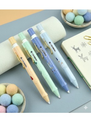 Mikro Elite Pastel Koleksiyonu: Premium Versatil Kalem Seti (4'lü) - Ergonomik Yazım Deneyimi