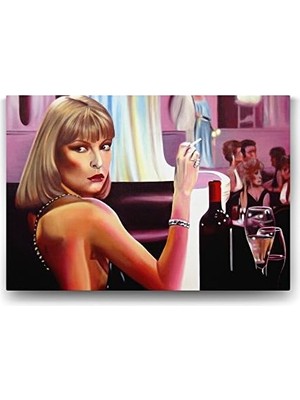 Belirtilmemiş Elvira Hancock - Scarface Tablosu - 125X80CM
