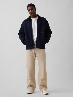 Gap Erkek Bej '90S Loose Kanvas Double-Knee Carpenter Pantolon
