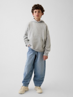 Gap Erkek Çocuk Açık Mavi Ultrasoft Easy Baggy Taper Jean Pantolon