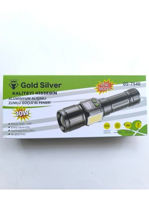 Birlik Gold Silver  GS-7540 Şarjlı El Feneri