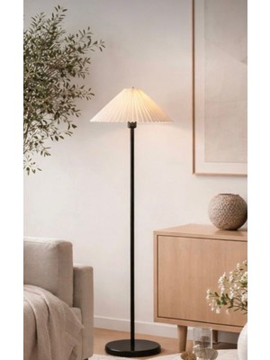 Buiva Modern Tasarım Umbrella Abajur Ayaklı Lambader Siyah