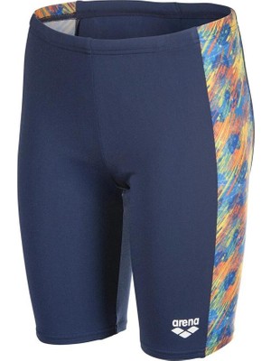 Arena B Draft Swım Jammer Navy-Orange Multı