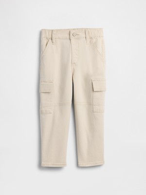 Gap Erkek Bebek Krem Baggy Kargo Jean Pantolon