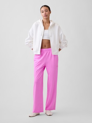 Gap Kadın Pembe Vintagesoft Terry Logo Eşofman Altı