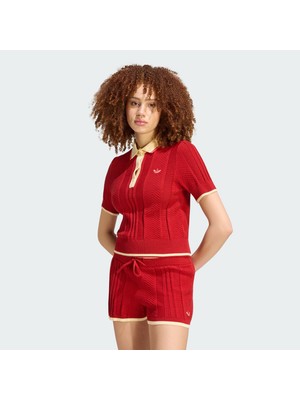 Adidas Originals KR7060 Cable Knıt Calı Tee Polo