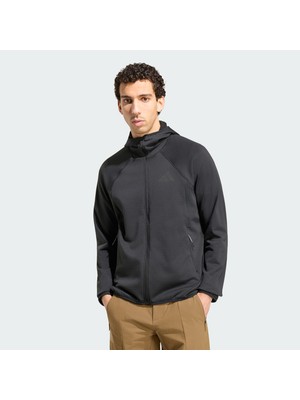 Adidas Terrex KC7682 Terrex Xperior Clımawarm+ Ventknit Fleece Hooded Jacket