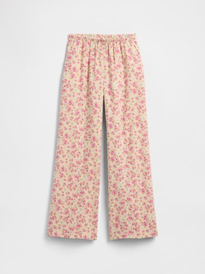 Gap Kız Çocuk Çok Renkli Relaxed Pull-On Wide-Leg Pantolon