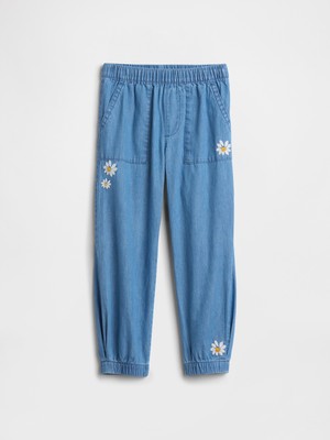 Gap Kız Bebek Mavi Pull-On Paraşüt Pantolon