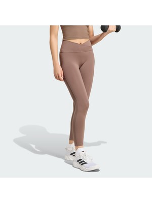 Adidas Performance KX3151 3 Stripes Studio All Me 7/8 X-Over Leggings