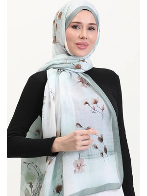 Sefa Merve Kehribar Şal 70242-05 Çağla Yeşili