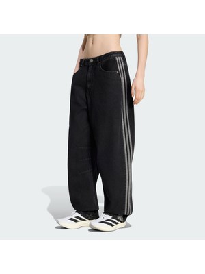 Adidas Originals KQ6474 Hıgh Rıse Barrel Leg Denım Pant