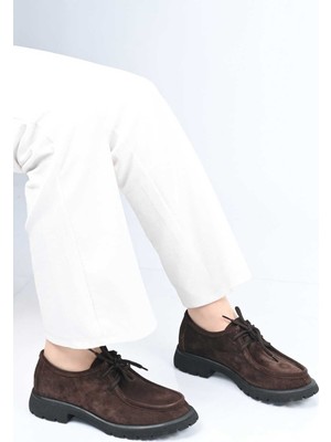 Bestello Bağcıklı Termo Taban Hakiki Deri Loafer 345-4247 Kadın Ayakkabı