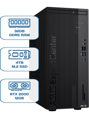 Asus Expertcenter D701MER-7147003290 I7 14700 32 GB Ddr5 4 Tb M.2 SSD Rtx 2000 12GB W11P Desktop