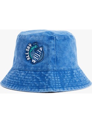 Koton Aplike Detaylı Denim Bucket Şapka