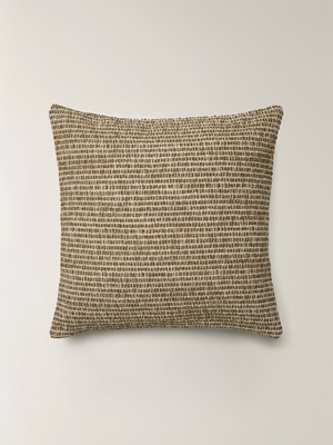 Minihol Dune Doğal Lif Karışımlı Kahverengi Kırlent Kılıfı (45 x 45 Cm)