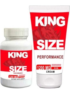 Karahanbey King Size 1200 Erkeklere Özel Deneyim Veren 30 Lu 50 ml Krem Bir Arada