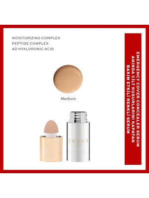 2Wins Emergency Cover Kapatıcı Serum Medium Renkli Anında Kapatma Etkisi ve Nemlendirme