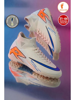 Albishoes Erkek Halı Saha Ayakkabı Kaliteli Ithal Taban Çim Saha Çoraplı Ayağı Saran Esnek Konforlu