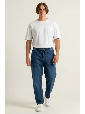 buğrahayalin Erkek Rahat Kesim Denim Lacivert Pantolon