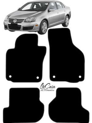 Gian Fabio Falleri Lacasa Vw Jetta (2005-2010)UYUMLU Lacasa Velur Halı Paspas
