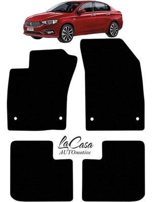 Gian Fabio Falleri Lacasa Fiat Egea Sedan Uyumlu Lacasa Velur Halı Paspas