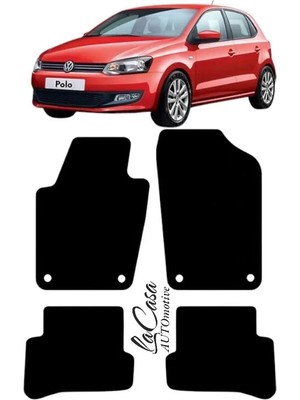 Gian Fabio Falleri Lacasa Vw Polo 6c 2009-2017 Uyumlu Lacasa Velur Halı Paspas