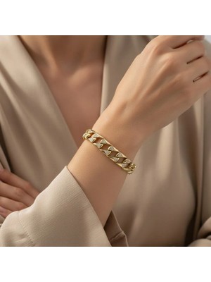 Xuping Jewelry Stil Incisi/xupıng Jewelry Grek Zirkon Desenli Bileklik