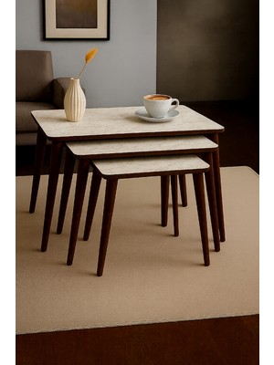 Istanbul 3'lü Zigon Sehpa %100 Mdf