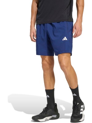 Adidas Workout Essentials Base Dokuma Mavi Erkek Şort