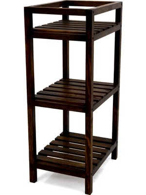 Matmel Ahşap Ayaklı Banyo Rafı