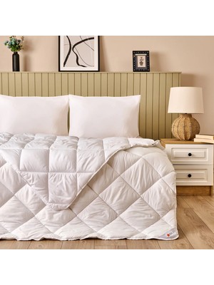 Matmel Soft Tek Kişilik Microfiber Yorgan - Beyaz - 155X215 cm