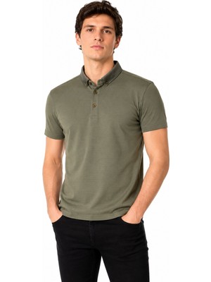 Raymons Erkek Polo Yaka Kısa Kollu Tişört Regular Kalıp T6073 BGL-ST05551