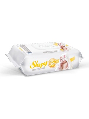 Sleepy Sensitive Bebek Islak Mendil 90 Adet (5 Adet)