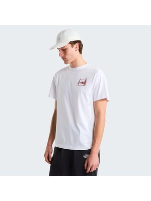 The North Face M Campıng Relaxed Short Sleeve Tee-Graph White