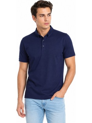 Raymons Erkek Polo Yaka Kısa Kollu Tişört Regular Kalıp T6073 BGL-ST05551