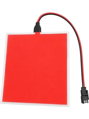 MarkEntegra Powermaster PM-37728 100X100MM Elektrominesans (El) 3V LED Panel Kırmızı Aydınlatmalı Esnek Yapı