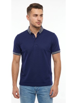 Raymons Erkek Polo Yaka Kısa Kollu Tişört Regular Kalıp T1000 BGL-ST05554
