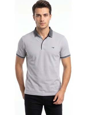 Raymons Erkek Polo Yaka Kısa Kollu Tişört Regular Kalıp T3000 BGL-ST05555