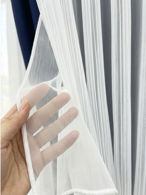 Favolli Premium Bambu Tül Perde 1'e 3 Sık Pile Otel Şıklığında Dolgun Görünüm
