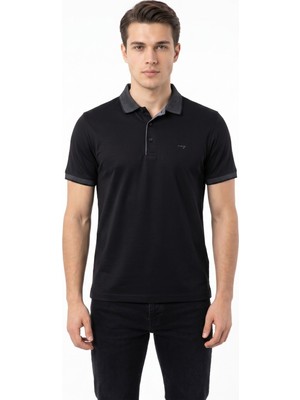Raymons Erkek Polo Yaka Kısa Kollu Tişört Regular Kalıp T3000 BGL-ST05555