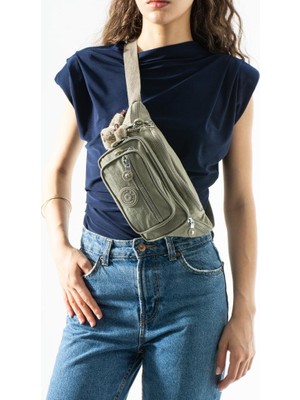 Baginn Unisex Bel Çantası Free Bag Klinkır Kumaş Hafif Yağmur Geçirmez Kumaş Çok Cepli 571 Collection