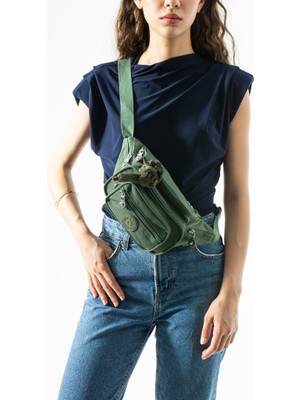 Baginn Unisex Bel Çantası Free Bag Klinkır Kumaş Hafif Yağmur Geçirmez Kumaş Çok Cepli 571 Collection