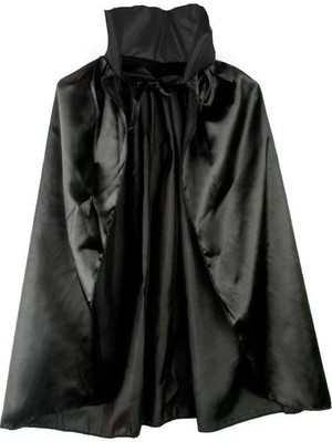 Asil Acar Home Siyah Renk Yakalı Halloween Pelerini 90 Cm