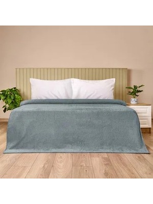 Matmel Sherpa Çift Kişilik Battaniye - Gri - 180X220 cm