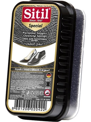Sitil Parlatıcı Sünger Kutulu Siyah