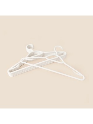 Simple Living Living 6'lı Askı - Beyaz