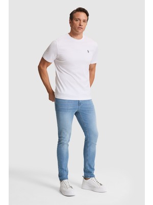 U.S. Polo Assn. Erkek Açık Mavi Jean Pantolon 50321486-DN0021