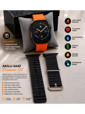 Jammy Jewerly Ultra Tasarım Dokunmatik Ekranlı Akıllı Saat